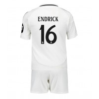 Real Madrid Endrick #16 Replica Home Minikit 2024-25 Short Sleeve (+ pants)